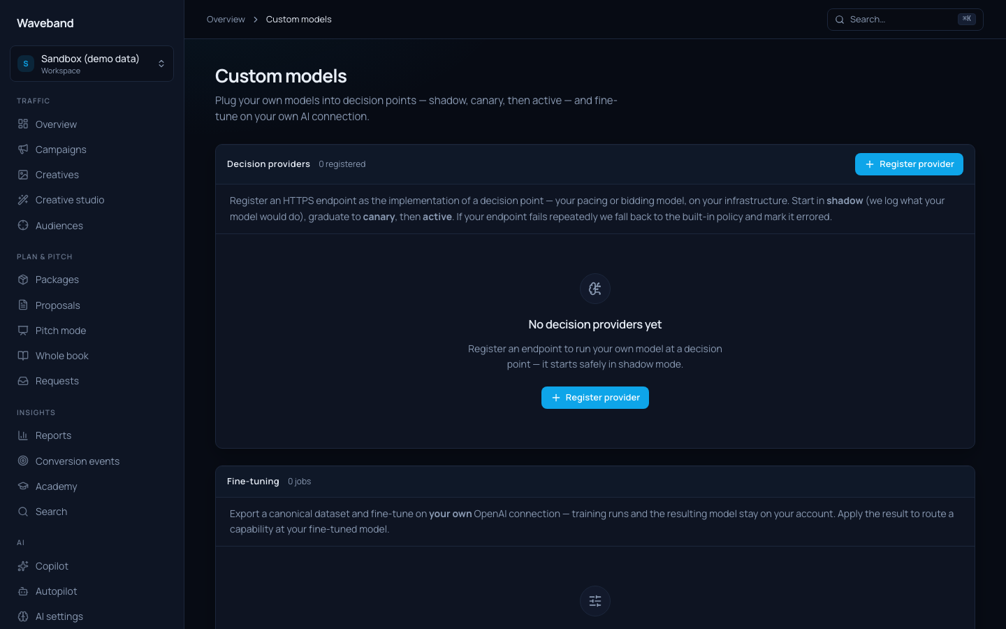 Fine-tuning workflow
